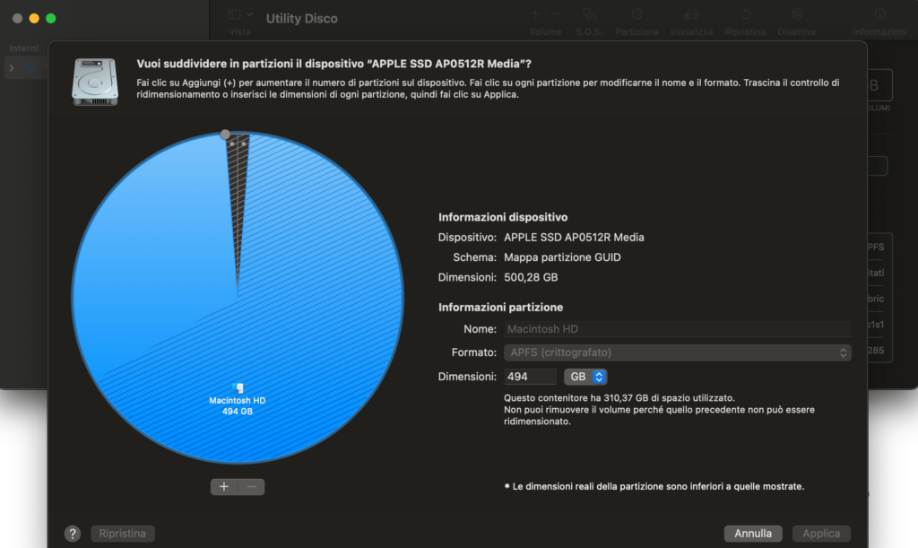 Come ripartire un hard disk esterno su mac