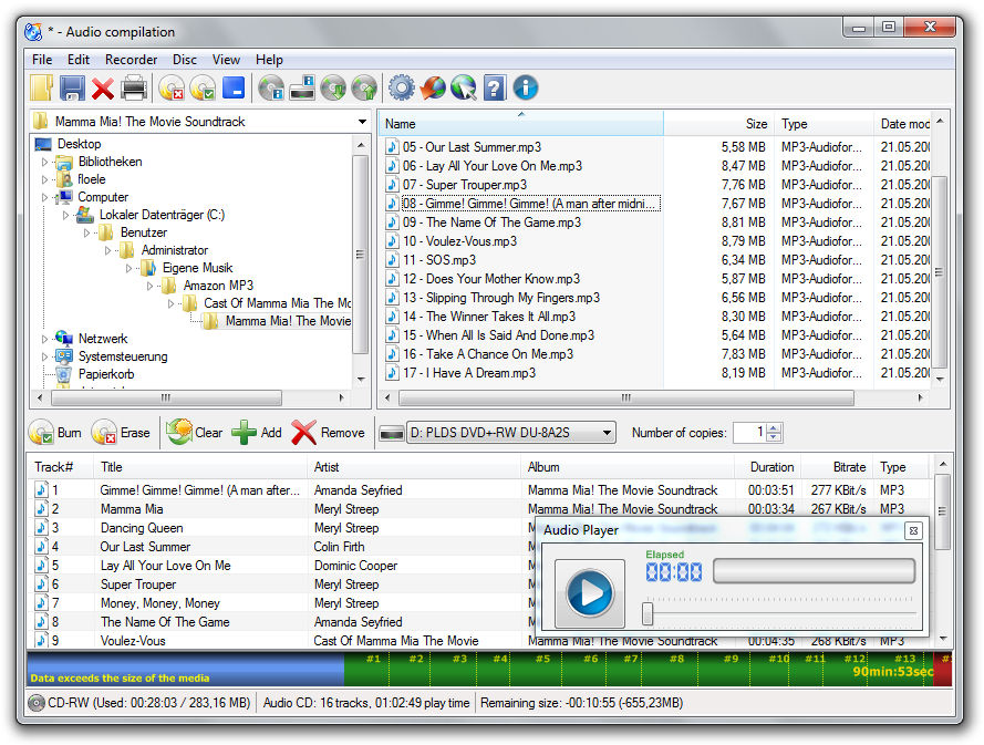 Masterizzare CD MP3